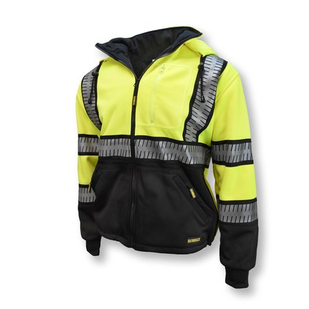 DEWALT Outerwear DSJ32-3 Deluxe Zip Front Class 3 Hdie-XL DSJ32-3ZGS-XL